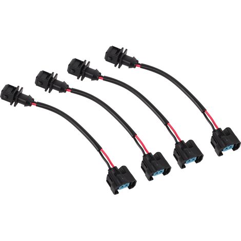 Lot de 4 faisceaux adaptateurs injecteurs OBD1 vers OBD2 pour Acura Integra 199-1995 (1/5)