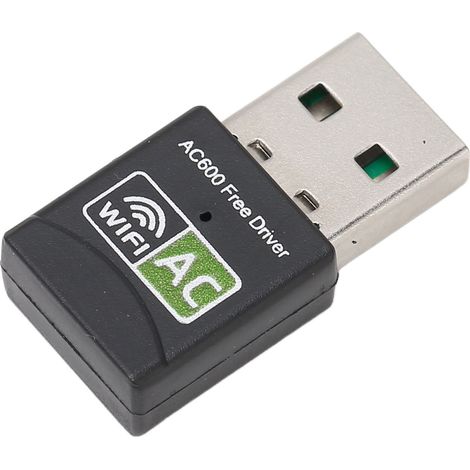 Dualband-WLAN-Adapter (2,4 GHz/5 GHz, 600 Mbit/s) mit USB-Anschluss für PC, netzbetrieben, schnelle Installation (1/5)