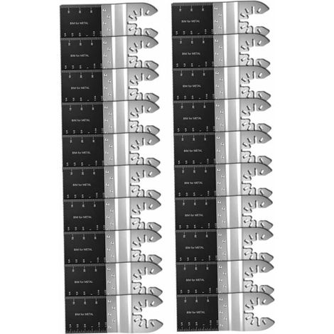 Blades à scie oscillante kit de coupe multi-outil les lames de scie à libération rapide multifonctionnelles 20 pcs des lames de scie oscillaire (1/5)