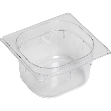 Bac gastronorme GN 1/6 - 100 en polycarbonate REDFOX - GNP 1/6-100 - REDFOX