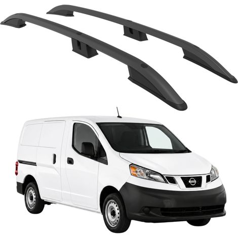 Dachreling für Nissan NV200 (2009–2022), leichtes Aluminium, schwarz (1/5)