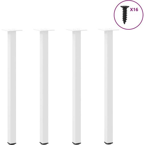 Konsolentischbeine 4 Stk. Weiß 72-74 cm Stahl