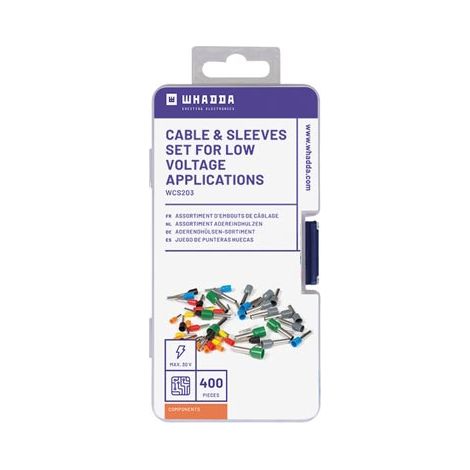 Whadda WCS203 Juego de Fundas de Extremo de Cable para Low Voltage Applications (1/3)