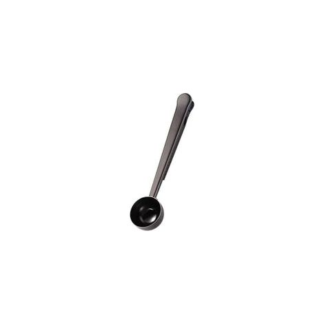 Cucchiaio multifunzionale in acciaio inossidabile Cucchiaio dosatore per latte in polvere Cucchiaio dosatore per chicchi di caffè con clip sigillante Cucchiaio dosatore per tè al latte (1/2)