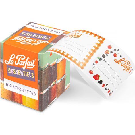 Le Parfait - Rouleau de 100 étiquettes adhésive