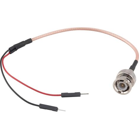 Câble Adaptateur BNC Mâle vers Double Broche Femelle Du Pont, 28cm Câble RF Coaxial RG316 Jumper Pigtail pour Antenne Radio, Oscilloscope, Connexion d'Équipements de Test (1/5)