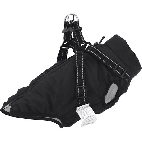 vidaXL Manteau pour chiens avec harnais imperméable réfléchissant L28 (1/5)