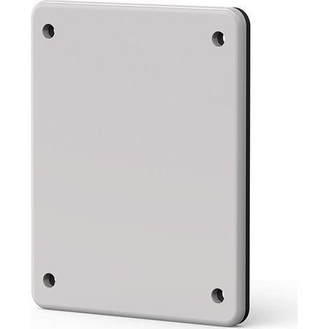 Mostrina copriforo ip66 70x87mm grigio scuro guarnizione scame 654.0100p