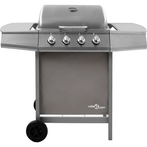 Barbecue gril à gaz avec 4 brûleurs argenté CFW36539 (1/5)