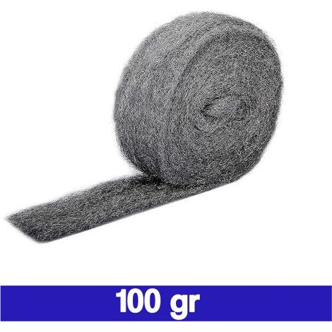 LANA D'ACCIAIO TIPO FINE IN BUSTA 100 GR PER SUPERFICI VERNICIATE (22479)