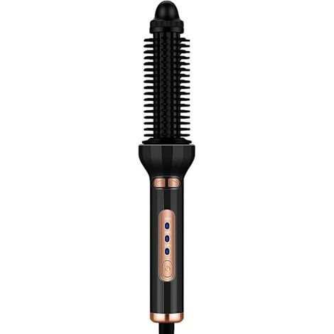 Dieser rotierende Heizkamm vereint Trocknen, Stylen, Glätten und Locken in einem automatischen Lockenkamm.