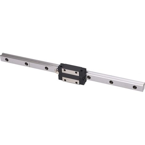 Ensemble de paliers de guidage linéaires carrés en acier EGH20CA pour imprimante 3D et pièces CNC, 400 mm / 15,7 pouces (1/5)