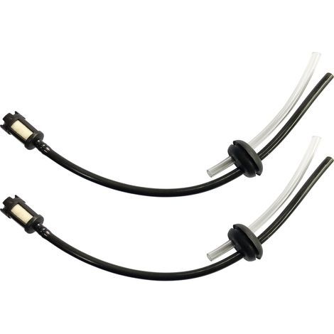 Filtro carburante e occhiello per molte mini motoseghe e decespugliatori con tubo del carburante da 0,3 cm (confezione da 2) (1/2)