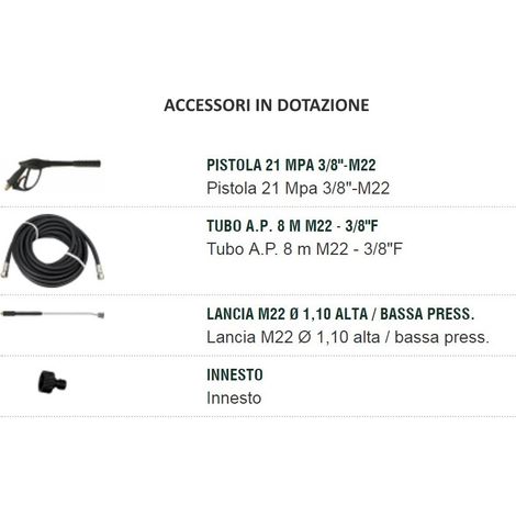 Idropulitrice ad acqua calda motore a induzione 2300w (rio 1108) (1/3)