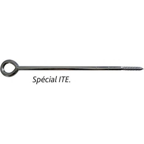 DUARIB - Piton d'amarrage acier diamètre 12mm et cheville nylon - longueur 0.35m - pour échafaudages F3000, F3000 ALU et MULTI 4