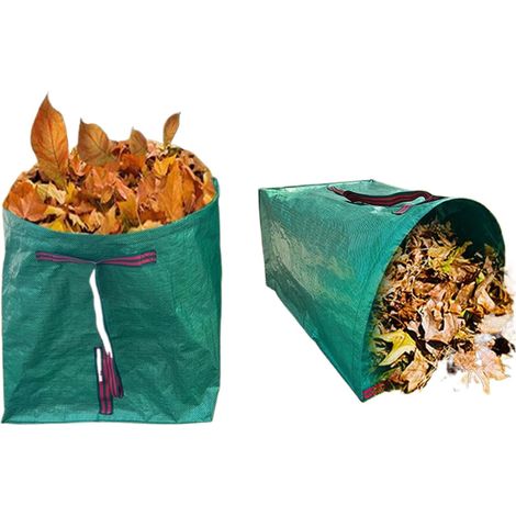 Lot de 2 sacs de jardin - conteneurs de grande capacité et pliables - 270 l (1/5)