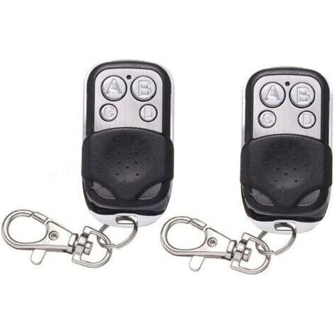 BUNTHAUS 2 Piece 433.92MHz Garage Remote Control Duplicate Remote Control for 302 304 313 220 250 252, 4 Buttons TONCHEAN