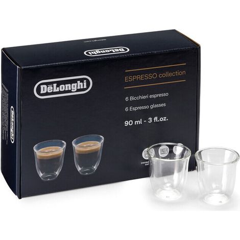 Ersatzteil - Set von 6 Essential Collections Tassen DLSC300 -  - DELONGHI, KENWOOD, ARIETE, BRAUN, NESPRESSO, ROWENTA, PRIVILEG, SIMAC, SUPERCALOR, BIFINETT, ENKHO, SILVERCREST
