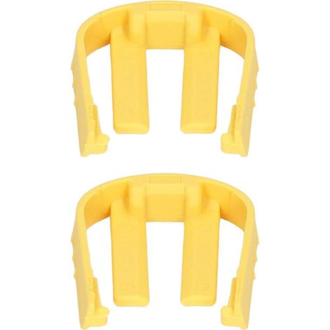 2Pcs Connecteurs Rapides de Clip C, Clip C de Remplacement de Déclencheur de Nettoyeur Haute Pression pour Karcher K2 K3 K7 Déclencheur de Nettoyeur Haute Pression de Voiture(Jaune) (1/5)