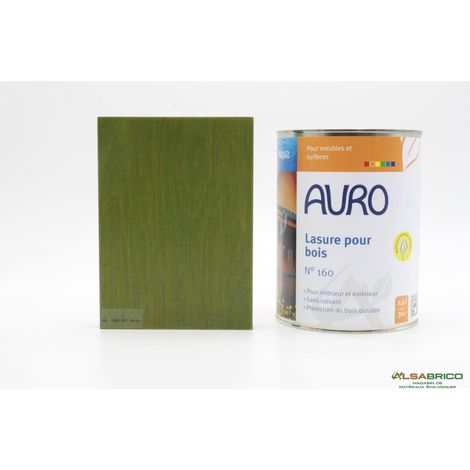 Lasure pour bois n°160 AURO, Verte -