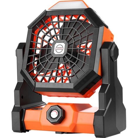 Wiederaufladbarer tragbarer USB-Ventilator, Outdoor-Campinglampe, LED-Beleuchtung, Mini-Taschenventilator für Wanderungen, Picknicks, Notfälle, Heimgebrauch, leise, kompakt.