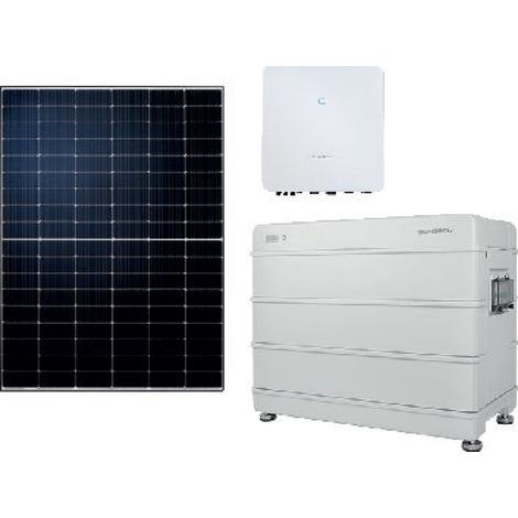 PV Paket PV25 24x410Wp Glas/Folie,WR+BAT 9,84 kWp,8kW AC,9,6kWh incl. Zubehör - 8737807736 von Buderus