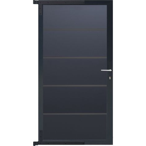 FARÖ-Tor-Komplettset 90x175cm anthrazit/anthrazit