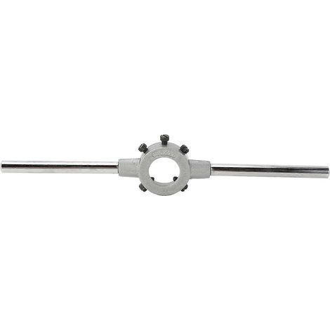 Rundgewindeschneider, verstellbarer Gewindebohrergriff, Handgewindebohrerhalter aus legiertem Stahl für Gewindebearbeitung 30x11