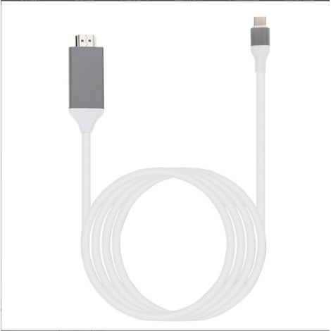 Adaptateur Type-C Vers HDMI - Câble USB 3.1 pour Écran Externe Android - Résolution 4K - Pour Smartphone S8 S9 - 1 Pièce (1/5)