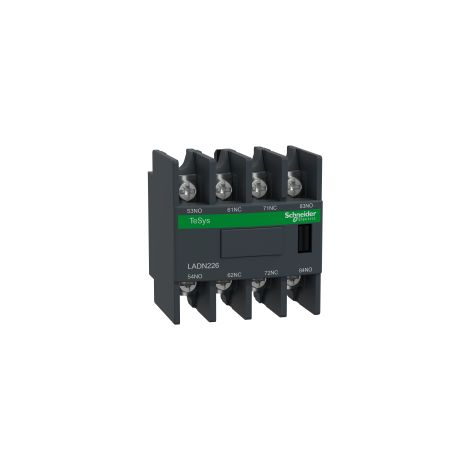 TeSys D - bloc de contacts auxiliaires - 2F+2O - cosses à sertir - LADN226
