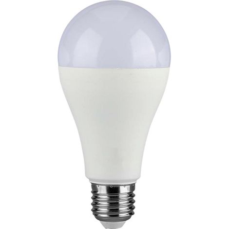 V-TAC 214455 LED EEK F (A - G) E27 Glühlampenform 15 W Weiß (Ø x H) 65 mm x 134 mm  1 St.