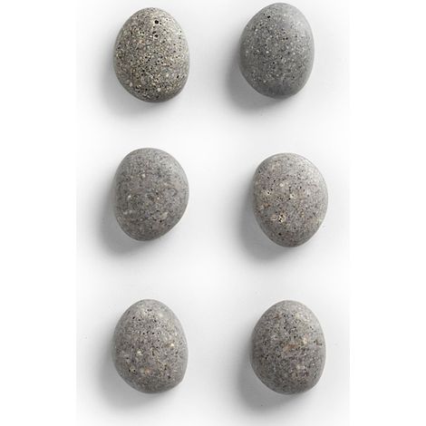 Dekorative Magnete Zeller stone Polyresin 6er Set (1/2)