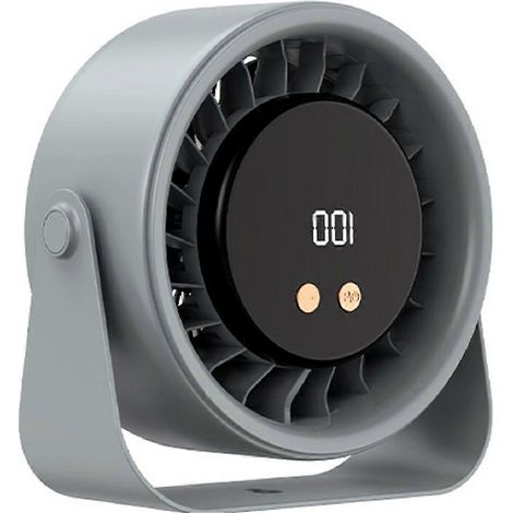 Petit ventilateur de bureau rechargeable silencieux refroidissement supplies USB pour summer voyage hiking backpacking B (1/5)