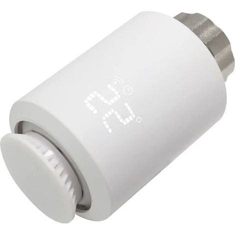 Tête de thermostat de radiateur Zigbee programmable Alexa Google Home Smart Living / Tuya App (1/4)