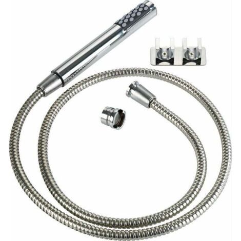 QORVA-Tuyau de douche 150 cm, acier inoxydable, VENKO
