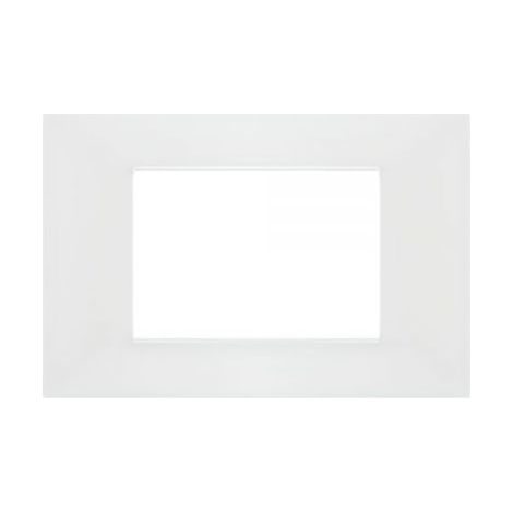 MAPAM placca tecnopolimero GEM 3P BIANCO compatibile VIMAR PLANA - P6003-BI