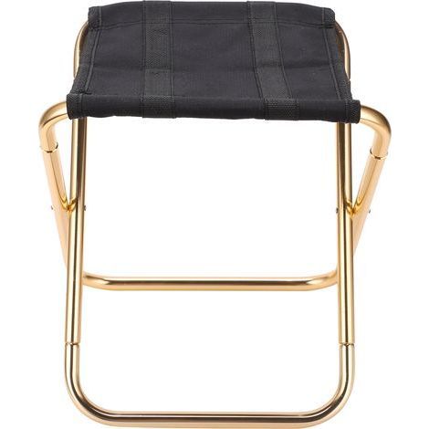 Leichter, klappbarer Outdoor-Hocker aus Aluminiumlegierung, kleiner tragbarer Sitz für Angeln und Camping (1/5)