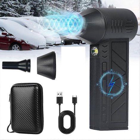 Turbo souffleur mini Turbo Snow souffleur Handheld Snow souffleur Handheld petit voiture Snow souffleur mini poussière (1/5)