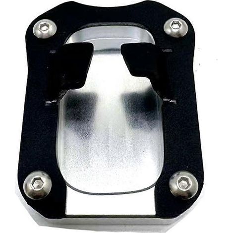 Para Royal Enfield Bear 650 2025 - Soporte lateral ampliable, almohadilla de apoyo lateral plateada (1/5)