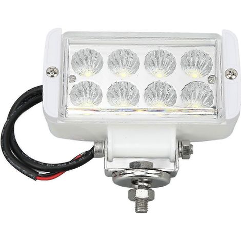 Phare de travail 12 V-24 V 16 W, étanche, universel, pour camion, véhicule tout-terrain, yacht, éclairage extérieur 2025 (1/5)