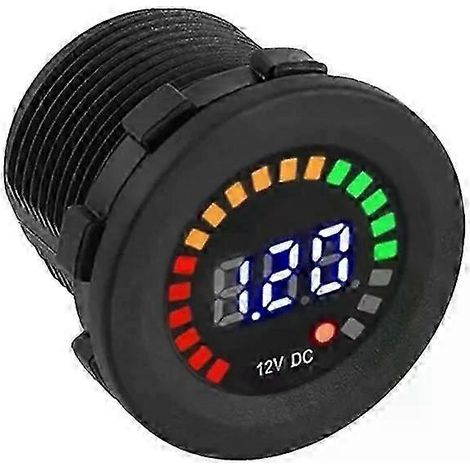 12V Universal-LED-Digitalvoltmeter für Auto, Motorrad und Boot – JXLGV (1/5)