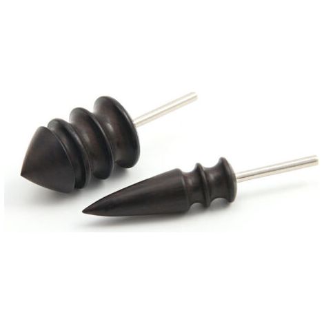 2-pc Leather Peintre Aiguisé Brunisseur Cuir Outil Slicker en Cuir, Outil De Tournage en Cuir Brunissoir Edge, Une Perceuse, Perceuse À Main, Tour (1/5)