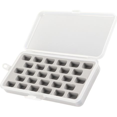 Aufbewahrungsbox für Nähgarne, 28 Fächer, Kunststoff, Nähmaschinenzubehör (1/5)
