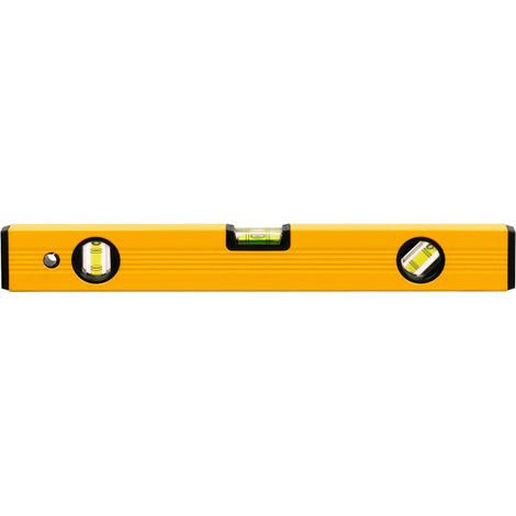 Livella tre bolle in metallo leggero 60 cm