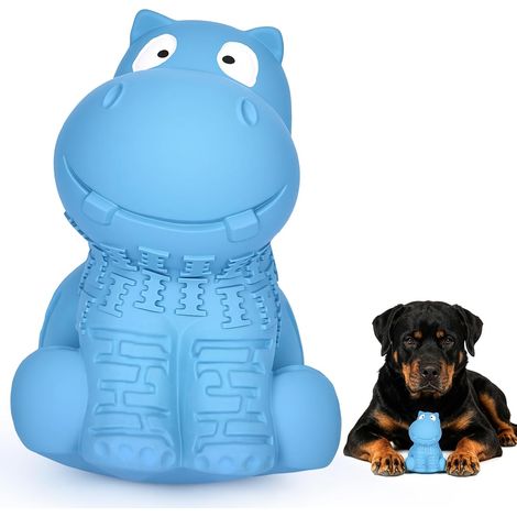 Jouets couineurs pour Chien, Jouets indestructibles pour Chiens à mâcher agressifs, Jouets d'enrichissement pour Chien, Jouets en Caoutchouc Chiens de Petite, Moyenne et Grande Taille (1/5)