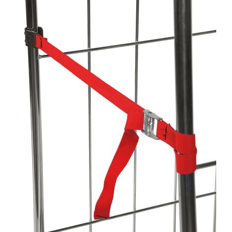 Kongamek Sicherheitsband in rot 900x25x5mm als Zubehör für Gitterwagen