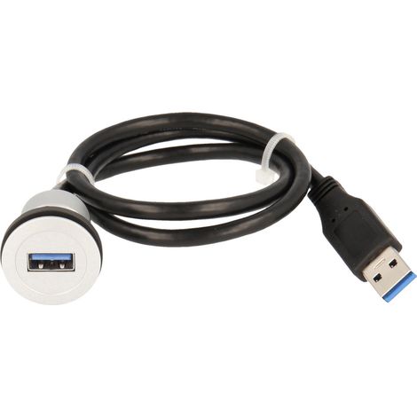 1 x USB 3.0 Buchse A - 1 x USB 3.0 Stecker A RRJUSB3 Schlegel Inhalt: 1 St.