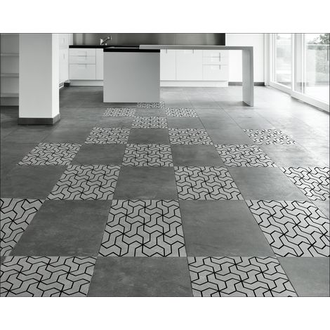 Adhésif Carrelage Sol Tremoli 20x20 cm x2 - Idéal pour Homestaging (1/3)