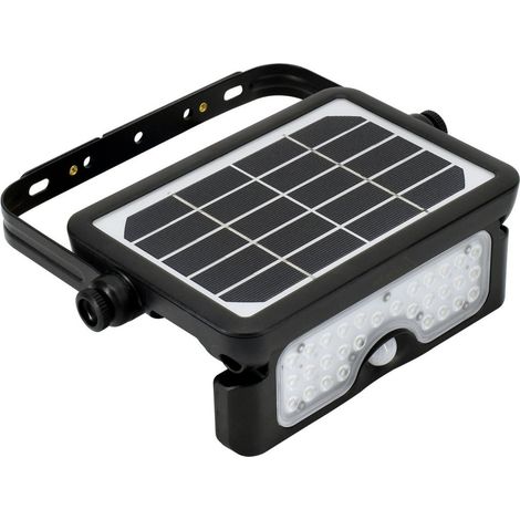 Foco solar LED Solen 5W 500LM 4000K IP65 negro con sensor PIR 2842 (1/5)
