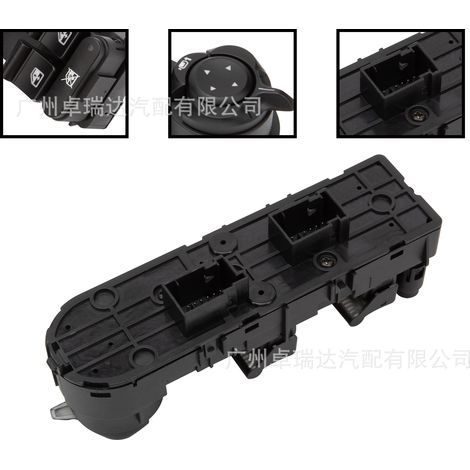 156106392 entspricht dem Fensterheber/Fensterschalter (links) des Alfa Romeo Giulietta. (1/4)